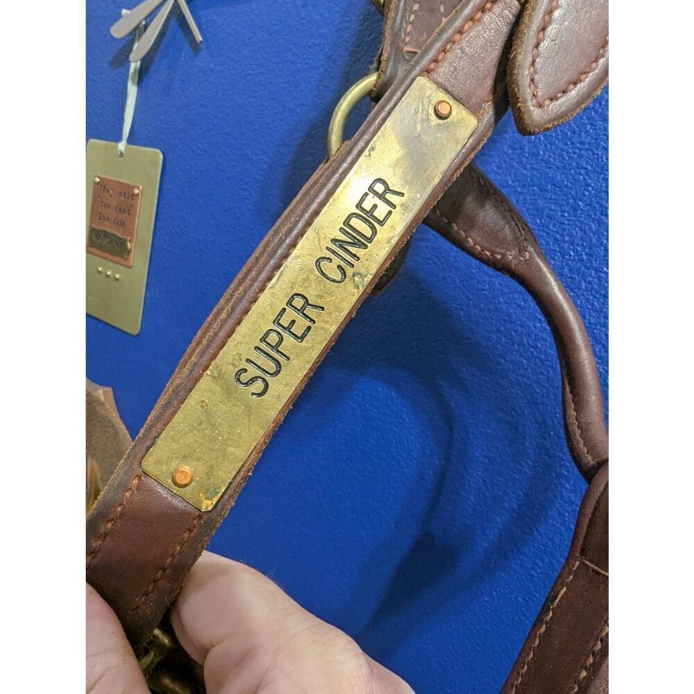 Leather Thoroughbred Race HorseāHalter - Picture 7 of 9